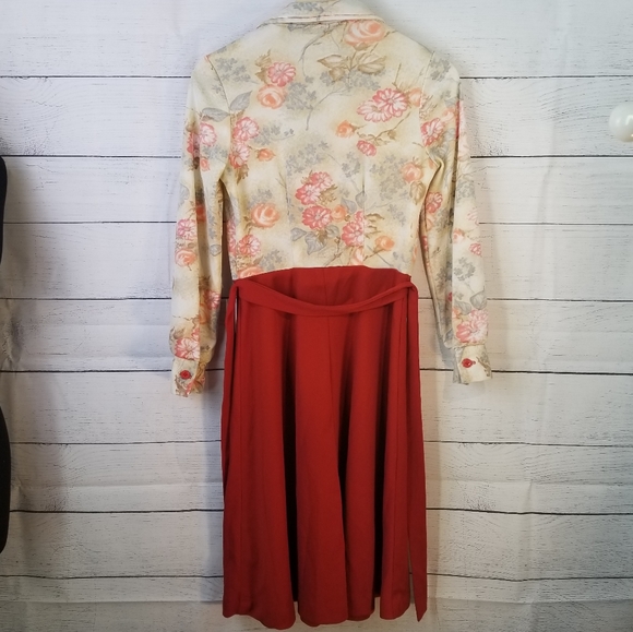 Vintage 70s |  Montgomery Ward Polyester dress - Picture 9 of 9